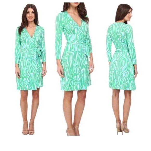 Lilly Pulitzer Dresses & Skirts - Lilly Pulitzer Meridan Wrap Dress Resort White Finders Keepers L